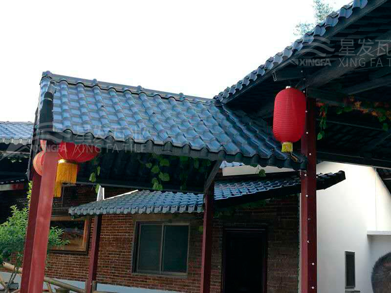 園林建筑搭建樹脂瓦涼亭，將景觀與藝術(shù)融合，別具一格！